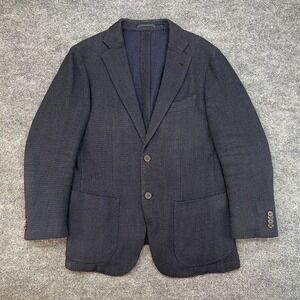 Suitsupply Blazer Mens 38R Drop 6 Havana Patch Sports Coat Unlined *Flaws*